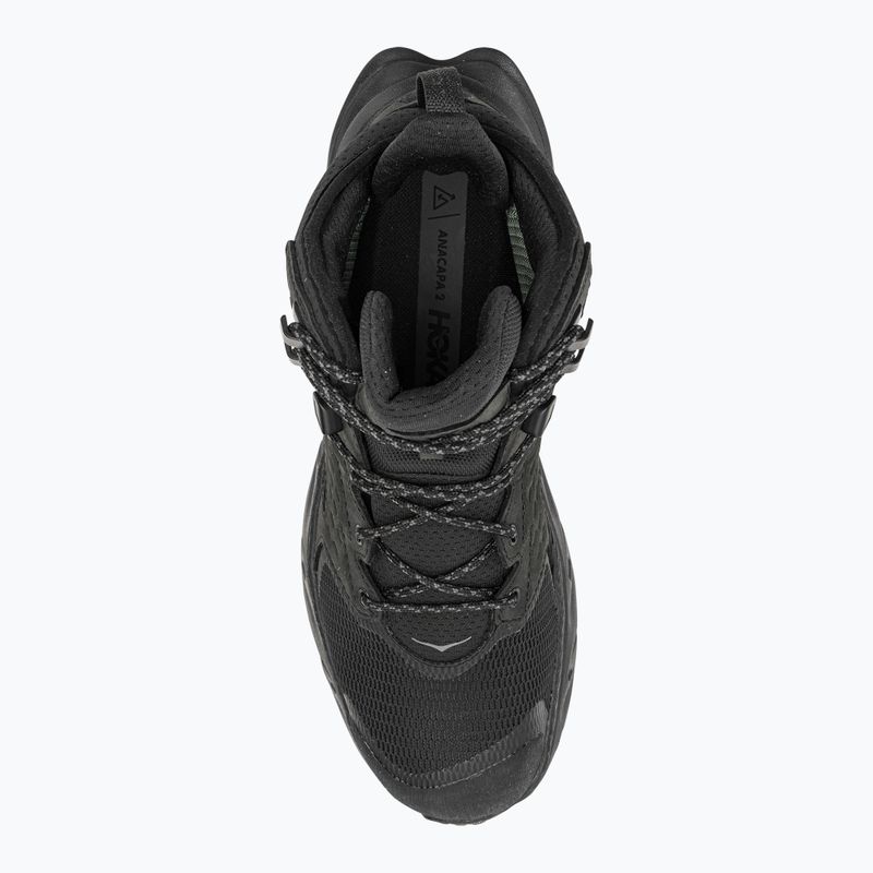 Мъжки ботуши за трекинг HOKA Anacapa 2 Mid GTX black/black 6