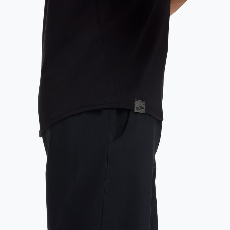 Мъжка тениска за бягане HOKA Essential Tee black 5