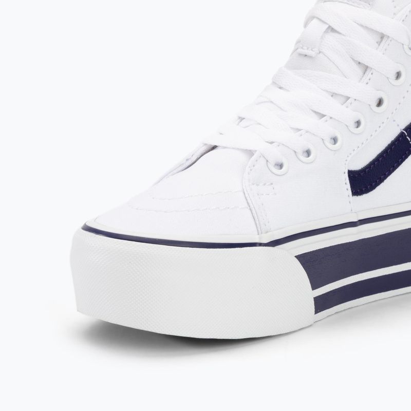 Обувки Vans UA SK8-Hi Tapered Stackform Sport Stripes navy true/white 7