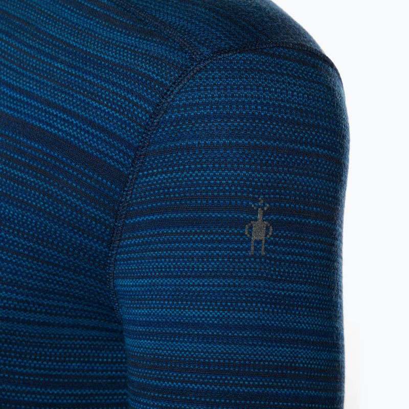 Мъжка термоактивна блуза Smartwool Merino 250 Baselayer Crew Boxed deep navy color shift 5