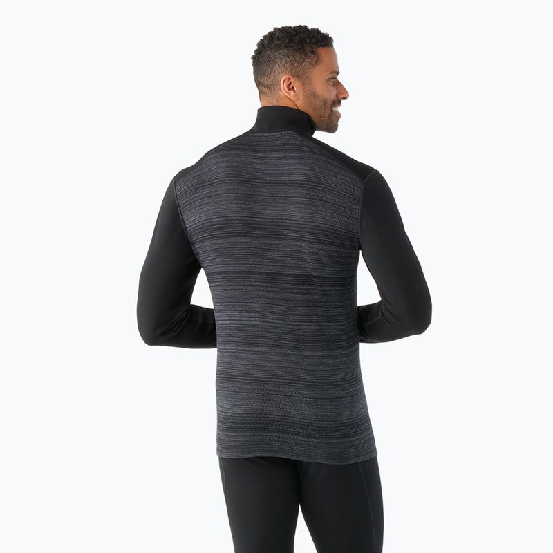 Мъжка термоактивна блуза Smartwool Merino 250 Baselayer 1/4 Zip Boxed black color shift 2