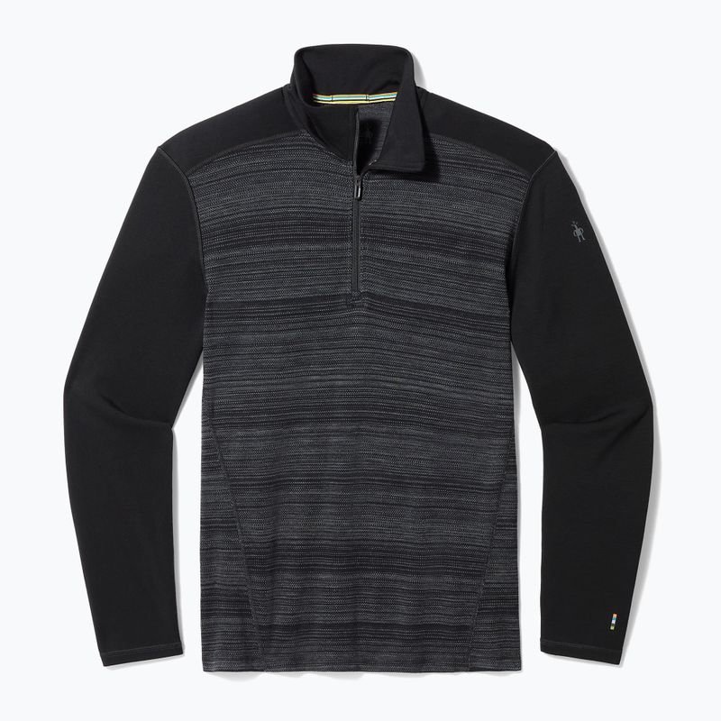 Мъжка термоактивна блуза Smartwool Merino 250 Baselayer 1/4 Zip Boxed black color shift 3