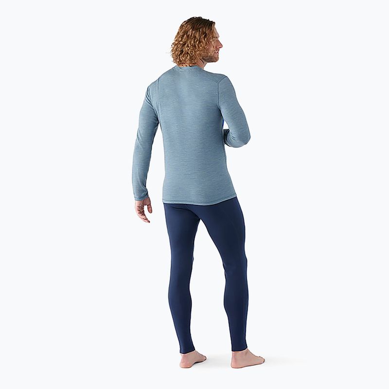 Мъжка термоактивна блуза Smartwool Thermal Merino Baselayer Colorblock Crew Boxed pewter blue 2