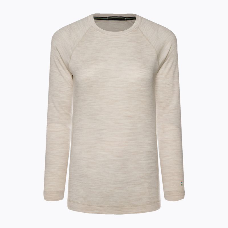 Дамска термоактивна блуза Smartwool Merino 250 Baselayer Crew Boxed almond heather 3