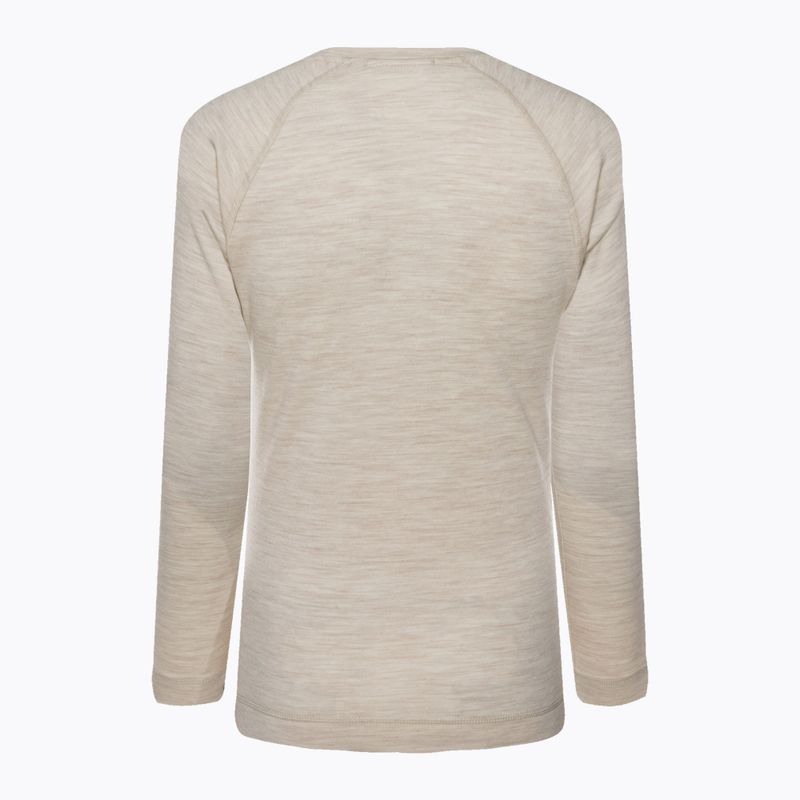 Дамска термоактивна блуза Smartwool Merino 250 Baselayer Crew Boxed almond heather 4