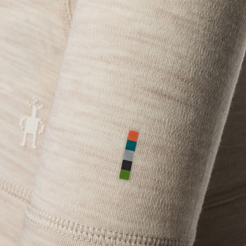 Дамска термоактивна блуза Smartwool Merino 250 Baselayer Crew Boxed almond heather 5
