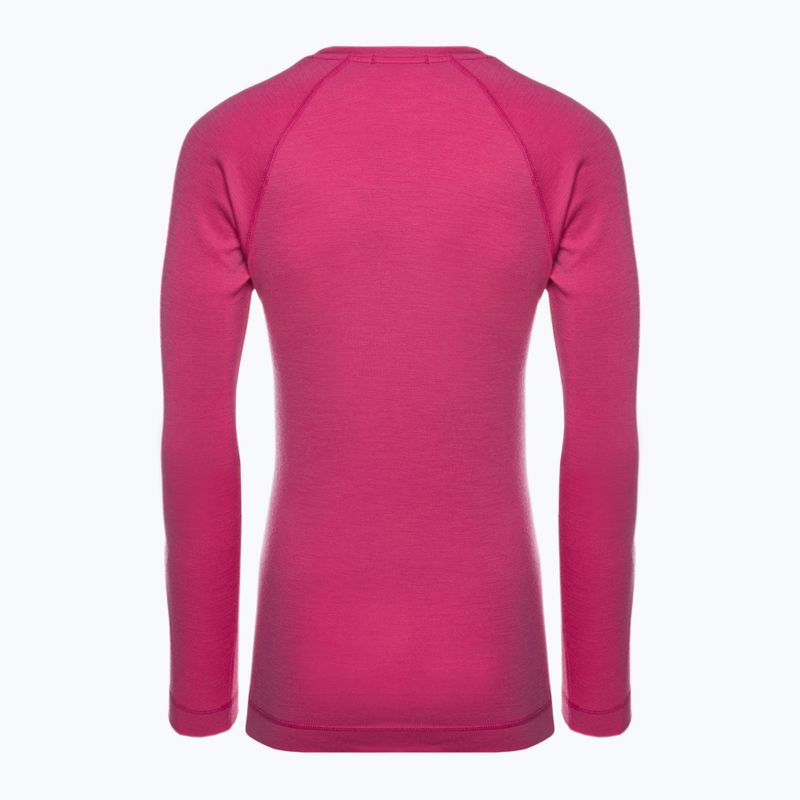 Дамска термо тениска Smartwool Merino 250 Baselayer Crew boxed power pink 4