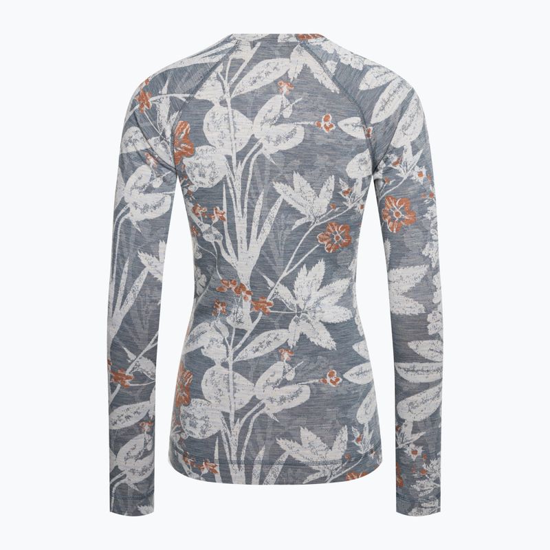 Дамска термоактивна блуза Smartwool Merino 250 Baselayer Crew Boxed winter sky floral 4
