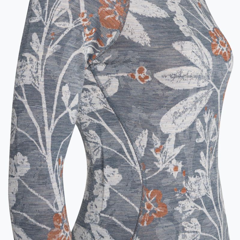 Дамска термоактивна блуза Smartwool Merino 250 Baselayer Crew Boxed winter sky floral 5