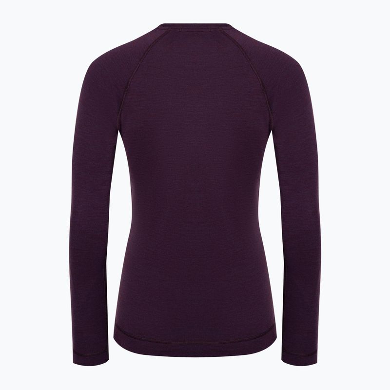 Дамска термоактивна блуза Smartwool Merino 250 Baselayer Crew Boxed purple iris heather 4