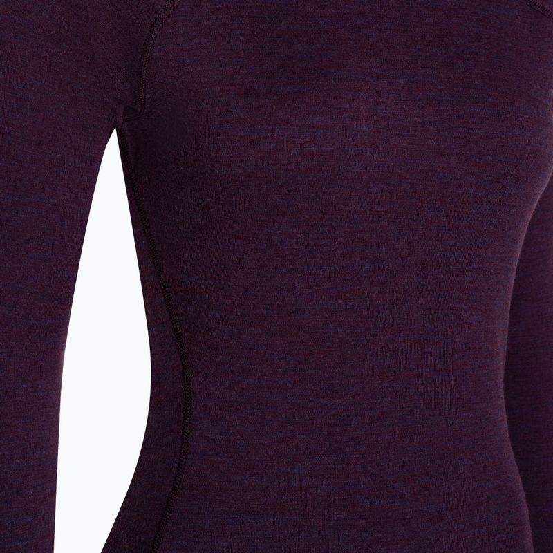 Дамска термоактивна блуза Smartwool Merino 250 Baselayer Crew Boxed purple iris heather 5