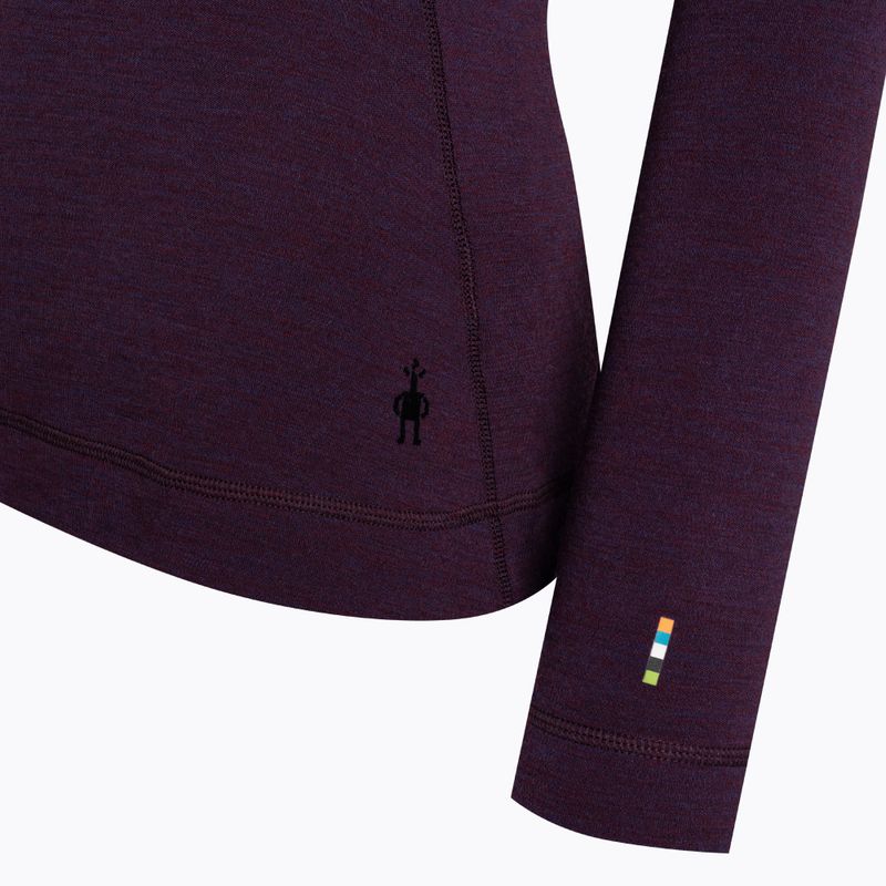 Дамски термобельо Smartwool Merino 250 Baselayer Crew Boxed с дълъг ръкав purple iris heather 6