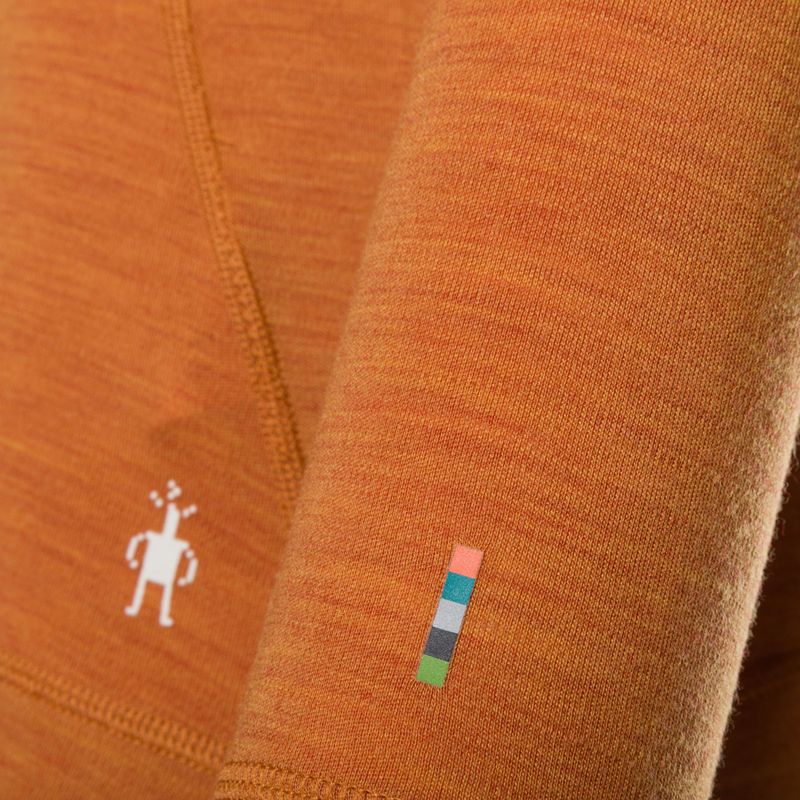 Дамска термоактивна блуза Smartwool Merino 250 Baselayer Crew Boxed marmalade heather 5
