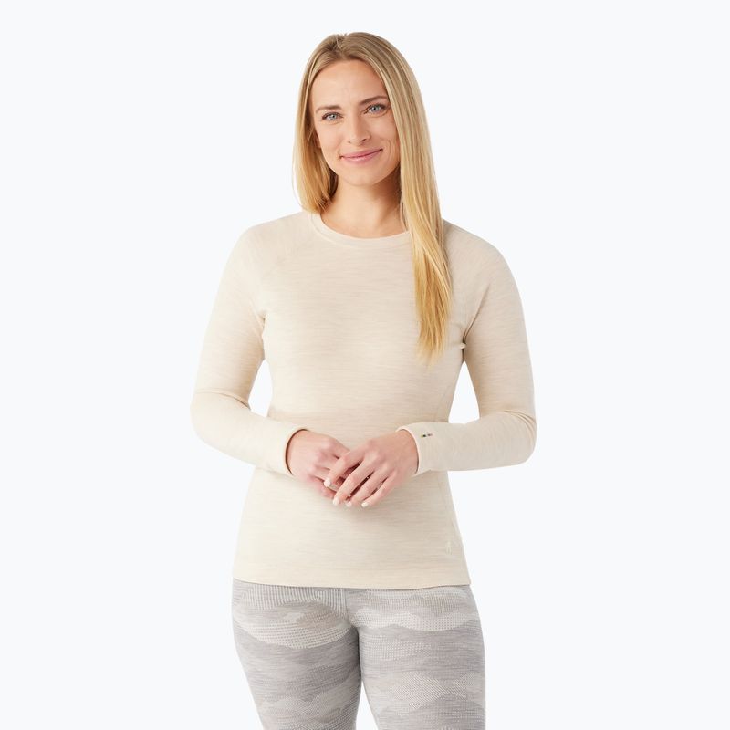 Дамска термо тениска Smartwool Merino 250 Baselayer Crew Boxed almond heather