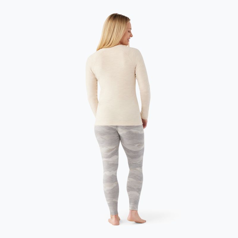 Дамска термоактивна блуза Smartwool Merino 250 Baselayer Crew Boxed almond heather 2
