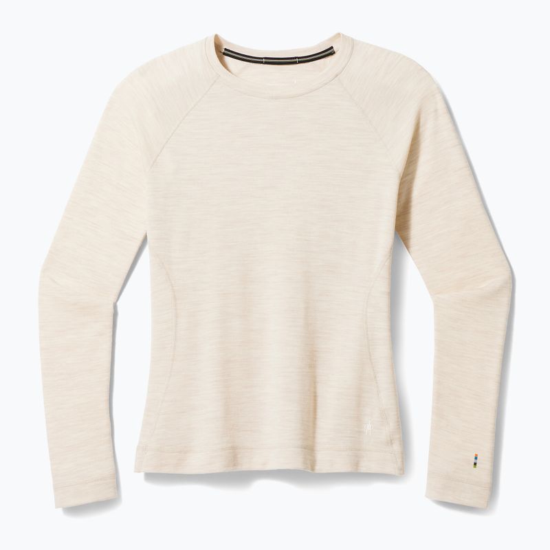 Дамска термоактивна блуза Smartwool Merino 250 Baselayer Crew Boxed almond heather 6