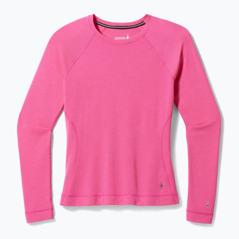 Дамска термоактивна блуза Smartwool Merino 250 Baselayer Crew Boxed power pink 6