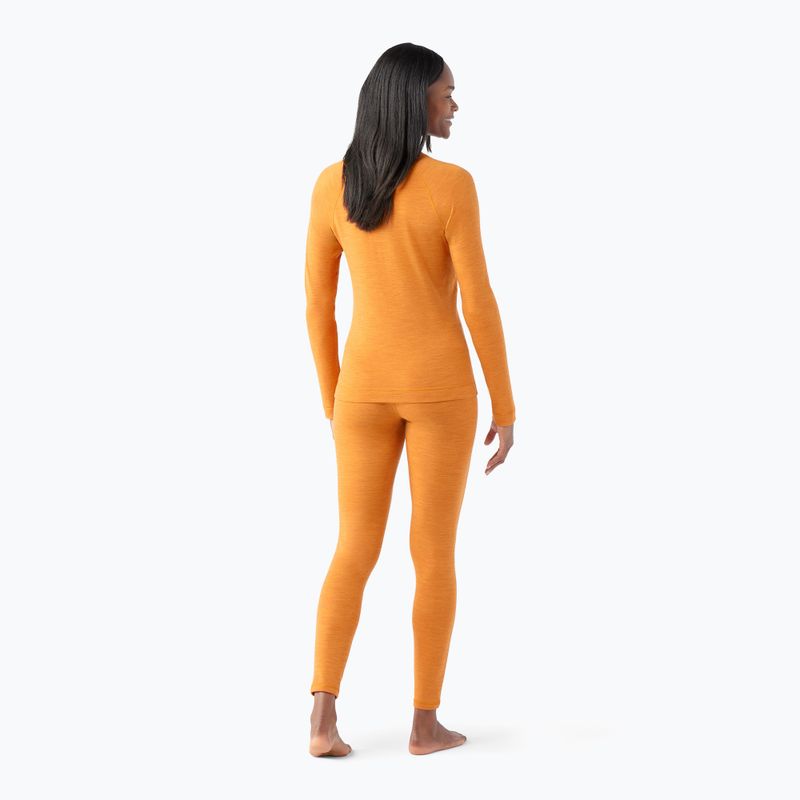 Дамска термоактивна блуза Smartwool Merino 250 Baselayer Crew Boxed marmalade heather 2
