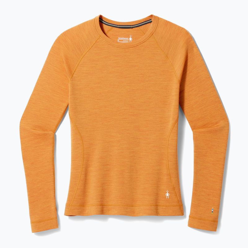 Дамска термоактивна блуза Smartwool Merino 250 Baselayer Crew Boxed marmalade heather 6