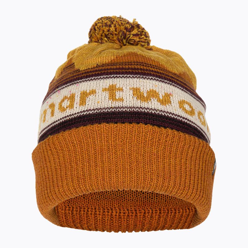 Smartwool Плетена зимна шарка POM honey gold heather beanie 2