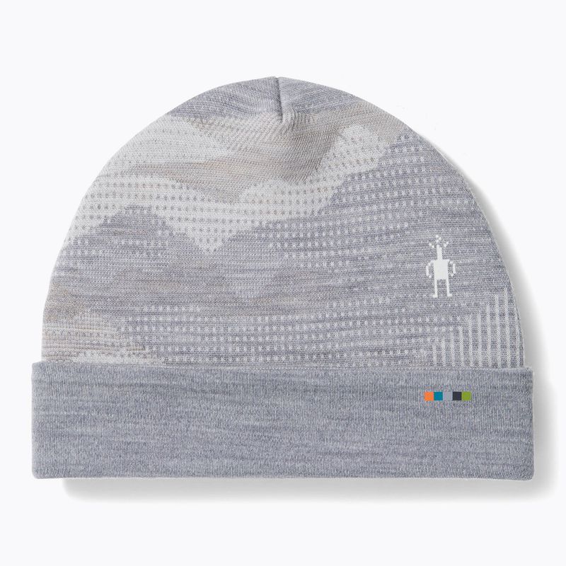 Smartwool Merino Reversible Cuffed светлосива шапка Mountain Scape 6