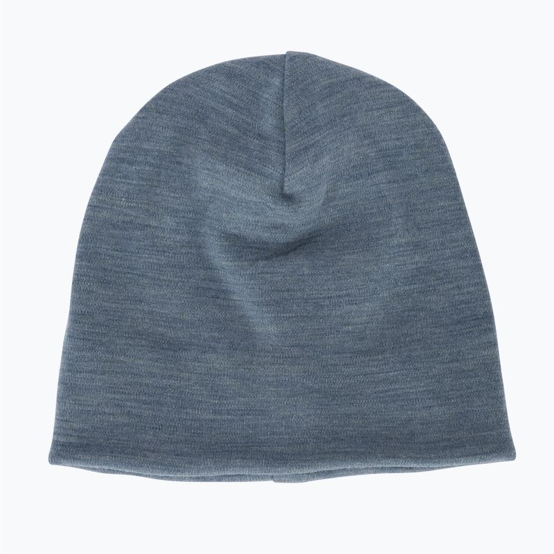 Smartwool Merino Reversible Cuffed pewter blue heather cap 5