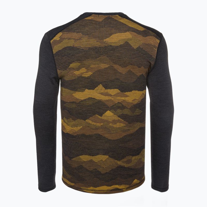 Мъжка термоактивна блуза Smartwool Merino 250 Baselayer Crew Boxed charcoal mtn scape 4
