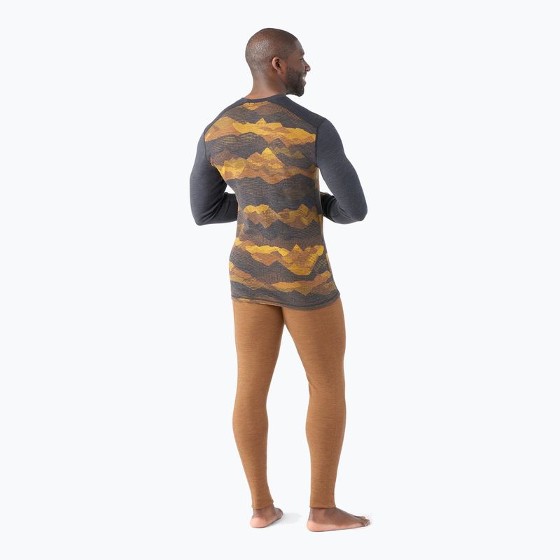 Мъжка термоактивна блуза Smartwool Merino 250 Baselayer Crew Boxed charcoal mtn scape 2
