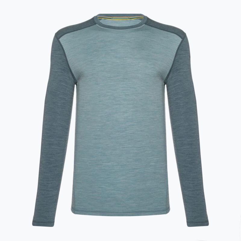 Мъжка термоактивна блуза Smartwool Merino 250 Baselayer Crew Boxed pewter blue-lead 3
