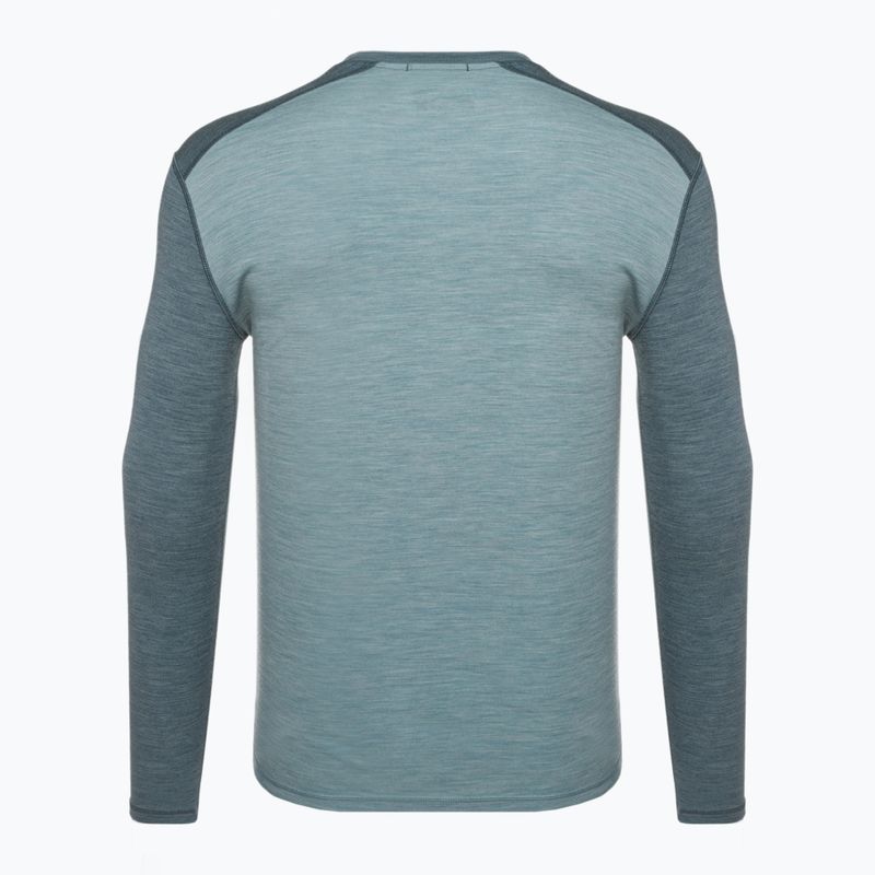 Мъжка термоактивна блуза Smartwool Merino 250 Baselayer Crew Boxed pewter blue-lead 4