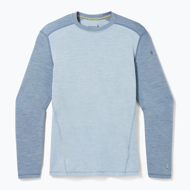 Мъжка термоактивна блуза Smartwool Merino 250 Baselayer Crew Boxed pewter blue-lead 6