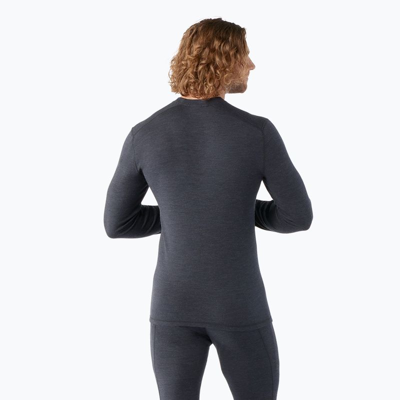 Мъжка термоактивна блуза Smartwool Thermal Merino Baselayer Colorblock Crew Boxed charcoal 2