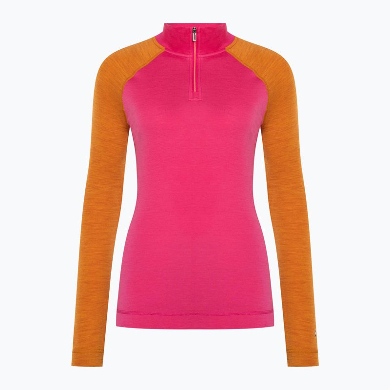 Дамски дълъг ръкав Smartwool Classic Thermal Merino Baselayer 1/4 Zip в кутия power pink 3