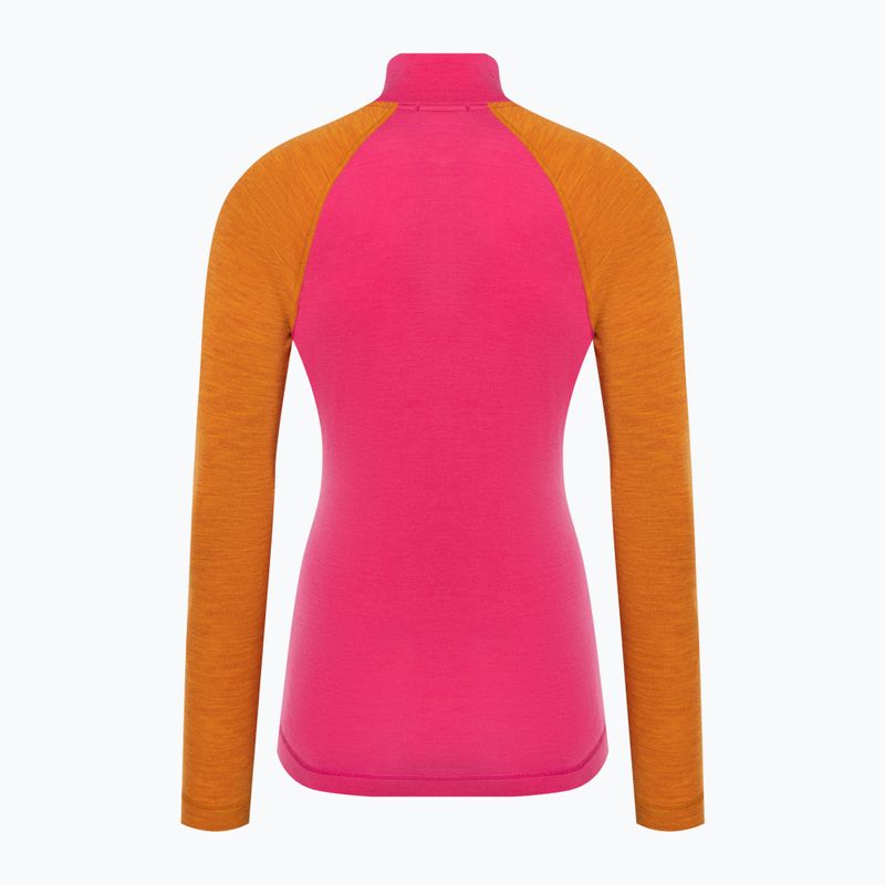 Дамски дълъг ръкав Smartwool Classic Thermal Merino Baselayer 1/4 Zip в кутия power pink 4