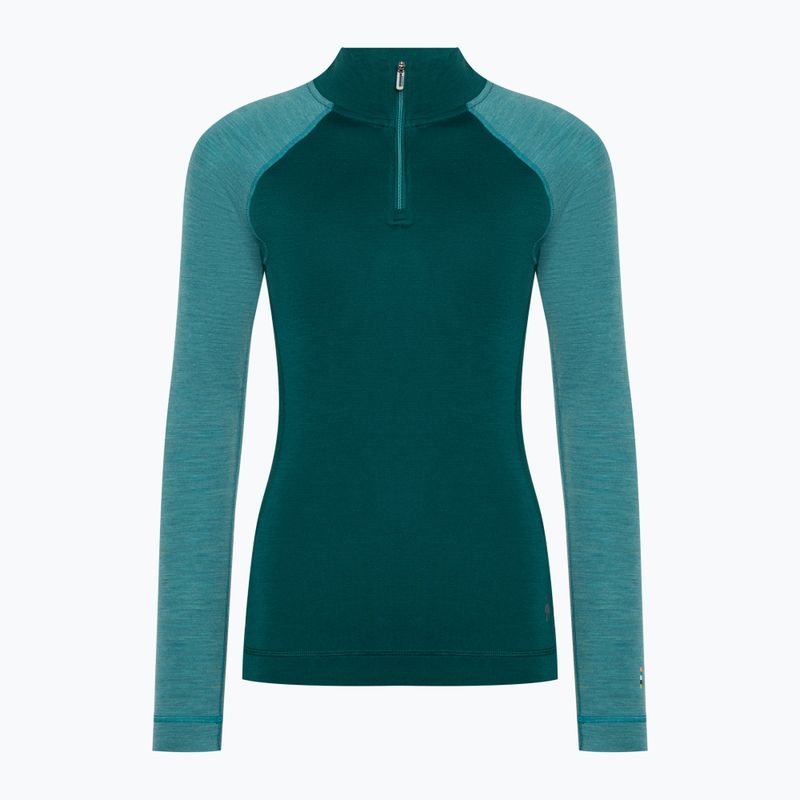 Дамска термоактивна блуза Smartwool Classic Thermal Merino Baselayer 1/4 Zip Boxed emerald 3