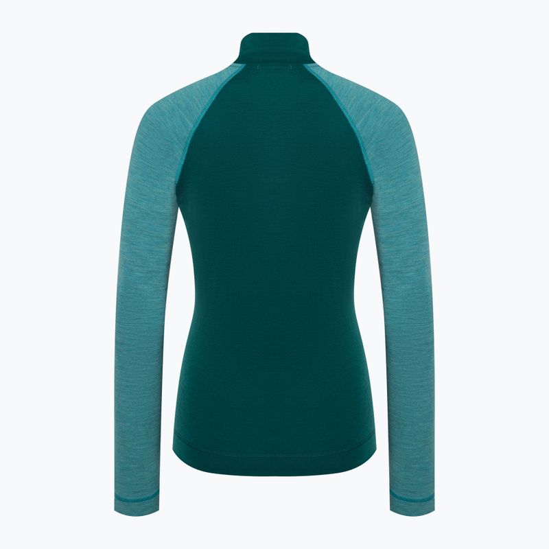 Дамски термобельо Smartwool Classic Thermal Merino Baselayer 1/4 Zip Boxed emerald thermal longsleeve 4