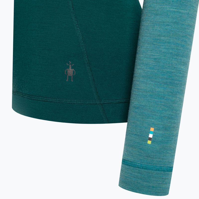 Дамска термоактивна блуза Smartwool Classic Thermal Merino Baselayer 1/4 Zip Boxed emerald 6