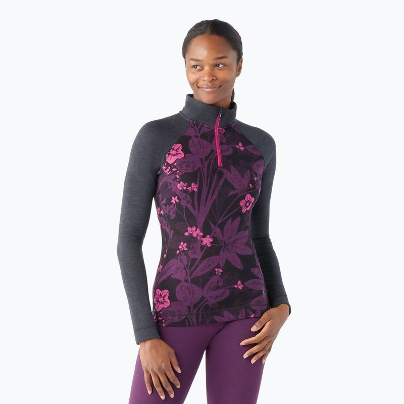 Дамски термобельо Smartwool Classic Thermal Merino Baselayer 1/4 Zip Boxed purple iris thermal longsleeve