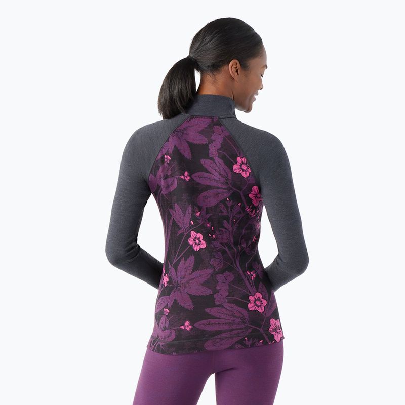 Дамска термоактивна блуза Smartwool Classic Thermal Merino Baselayer 1/4 Zip Boxed purple iris 2