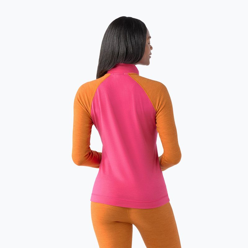 Дамски дълъг ръкав Smartwool Classic Thermal Merino Baselayer 1/4 Zip в кутия power pink 2