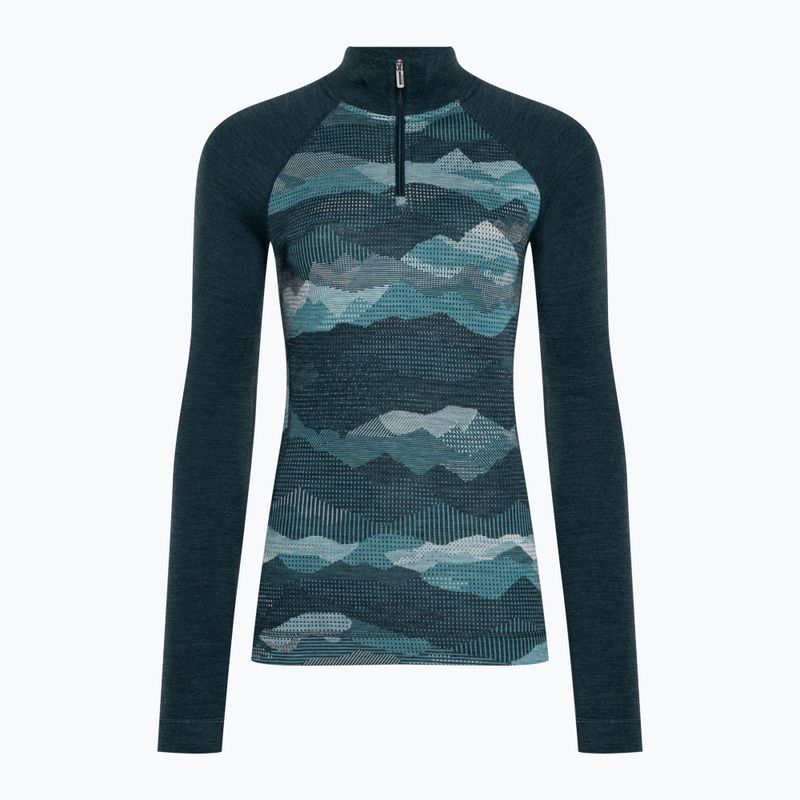Дамска термоактивна блуза Smartwool Classic Thermal Merino Baselayer 1/4 Zip Boxed twilight 3