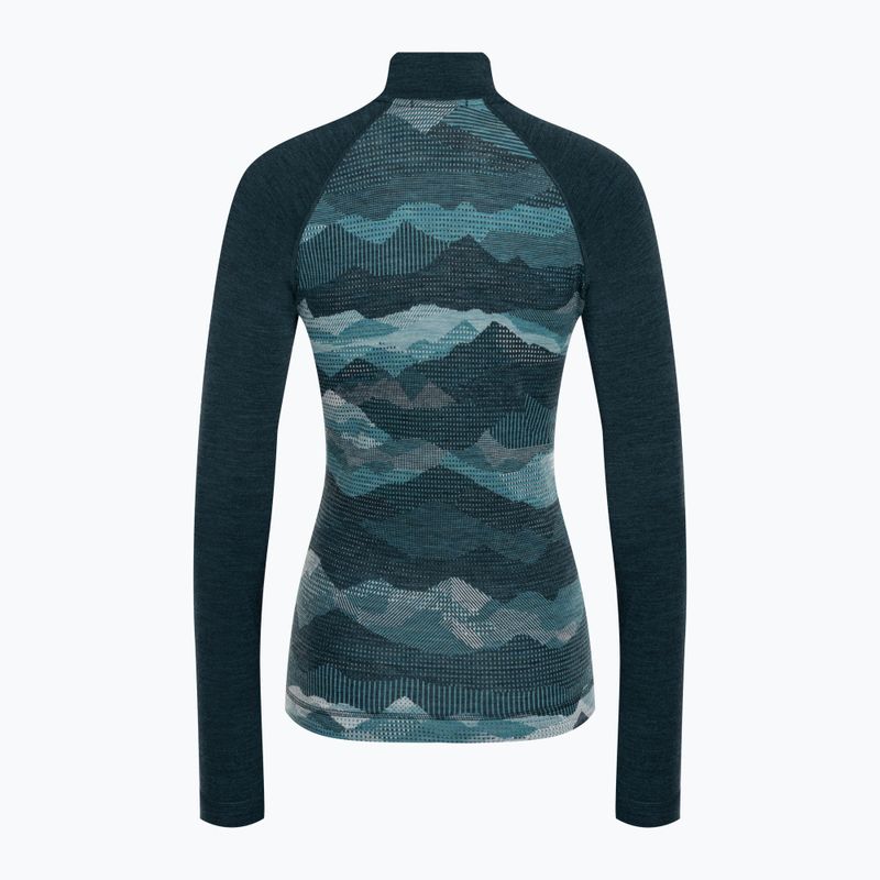 Дамска термоактивна блуза Smartwool Classic Thermal Merino Baselayer 1/4 Zip Boxed twilight 4