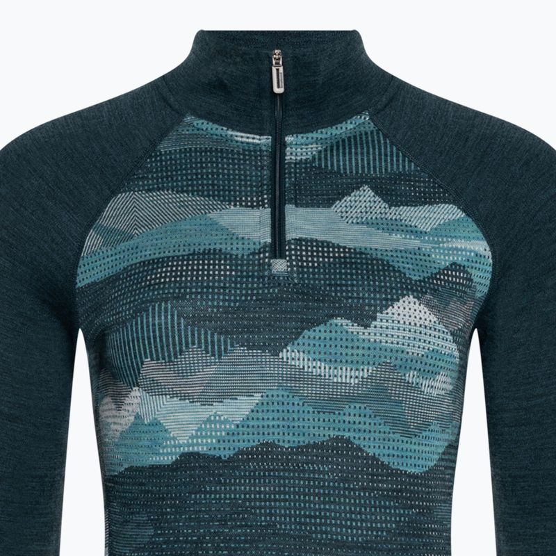 Дамска термоактивна блуза Smartwool Classic Thermal Merino Baselayer 1/4 Zip Boxed twilight 5