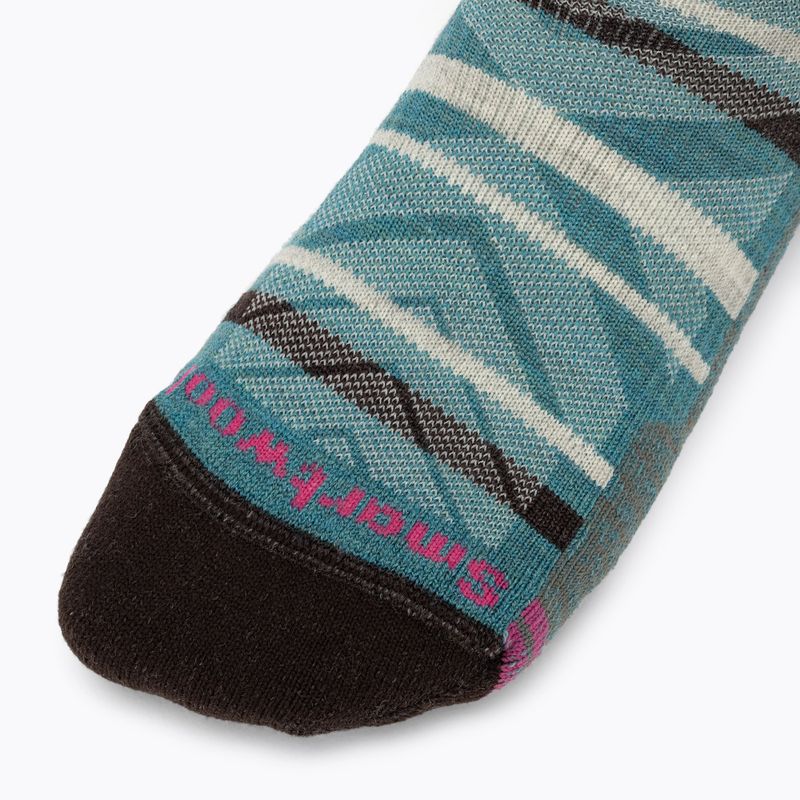 Дамски чорапи за трекинг Smartwool Hike Light Cushion Under The Stars Crew cascade green 3