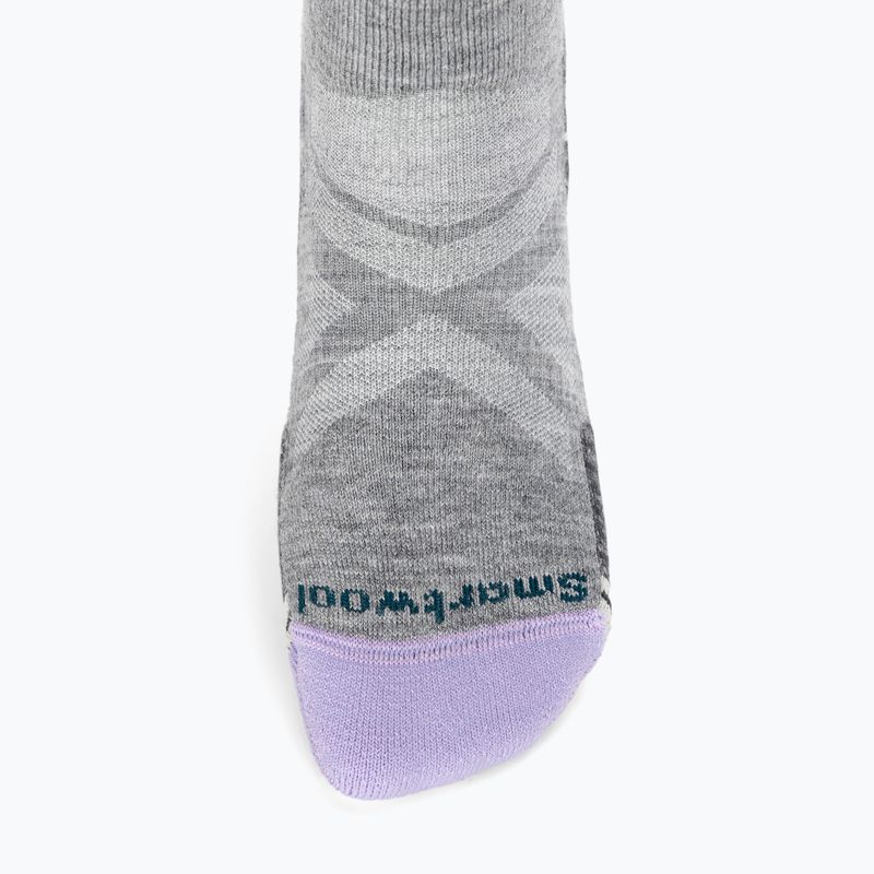 Дамски чорапи за трекинг Smartwool Hike Full Cushion Alpine Perch Crew светло сиви 4