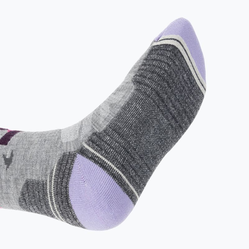 Дамски чорапи за трекинг Smartwool Hike Full Cushion Alpine Perch Crew светло сиви 5