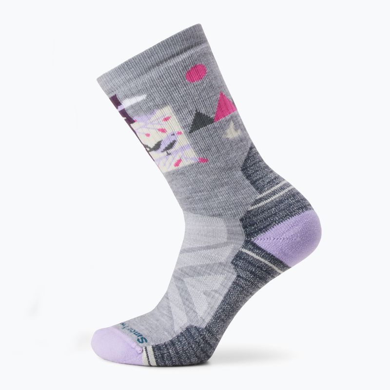 Дамски чорапи за трекинг Smartwool Hike Full Cushion Alpine Perch Crew светло сиви 6