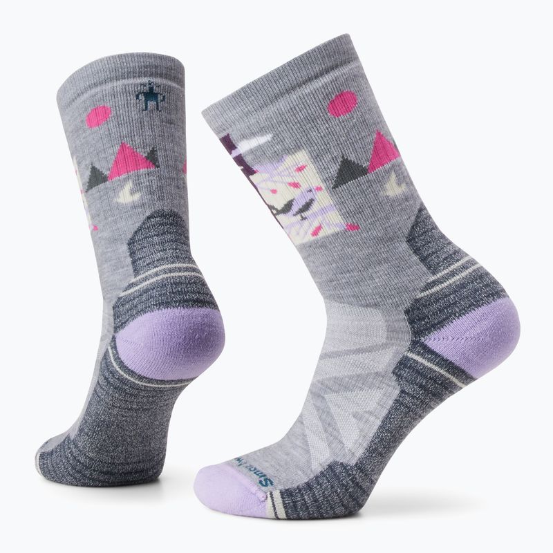 Дамски чорапи за трекинг Smartwool Hike Full Cushion Alpine Perch Crew светло сиви 9
