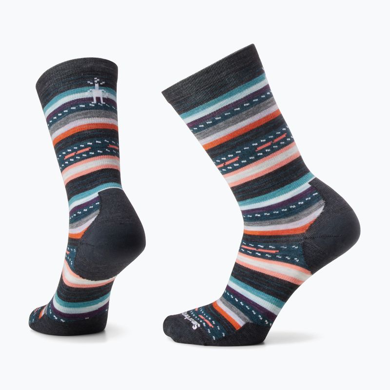Чорапи за трекинг Smartwool Everyday Margarita Crew charcoal