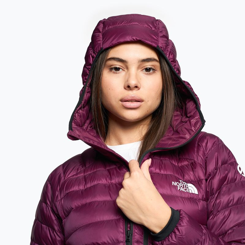 Дамско пухено яке The North Face Summit Breithorn Hoodie boysenberry 3